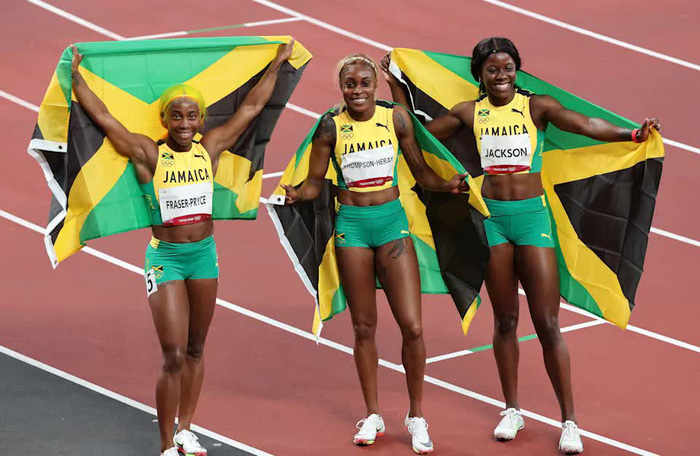 Điền kinh Jamaica giành toàn bộ huy chương nội dung chạy 100m nữ