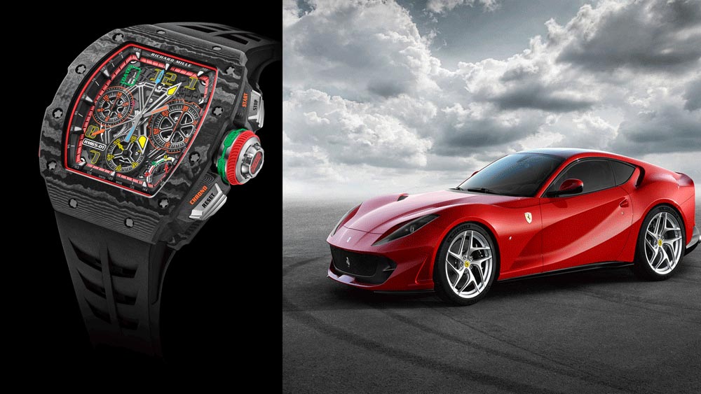 Richard Mille - Scuderia Ferrari bắt tay nhau trong giải đua F1 2021