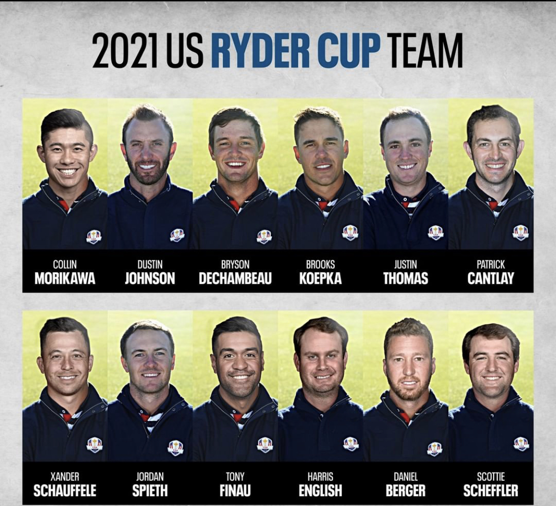 Đội hình Ryder Cup của tuyển Mỹ đã chốt đội hình
