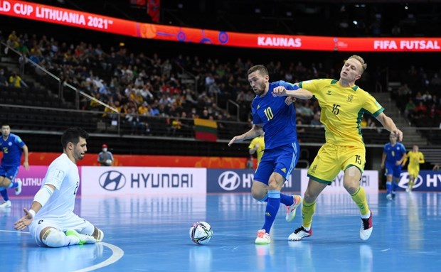 Cận cảnh một trận đấu tại FIFA Futsal World Cup 2021 