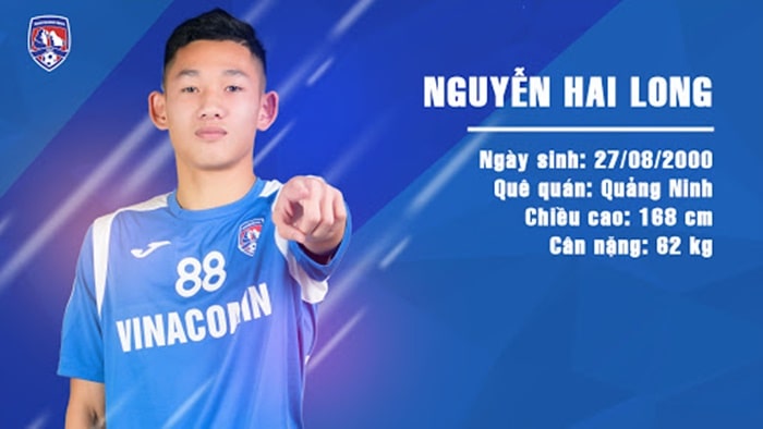 Tiền vệ Nguyễn Hai Long